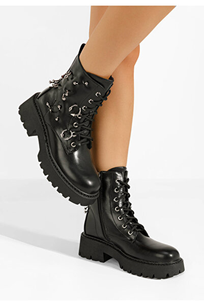 B T Shoes Αρβυλάκια γυναικεία Danyelle μαύρα