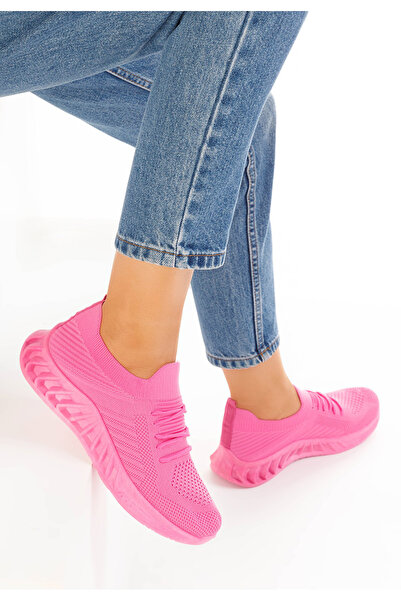 B T Shoes Σνικερς γυναικεια φούξια Resort