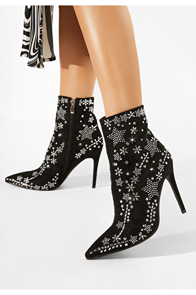 B T Shoes Botine elegante negre Tondelia