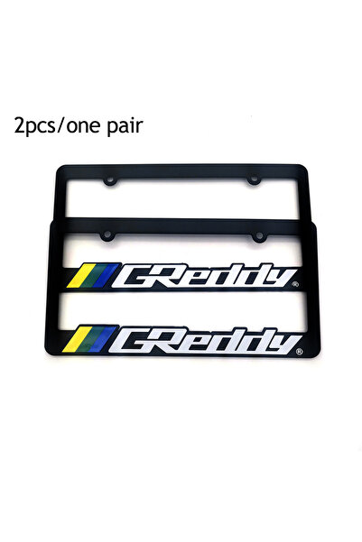 Choice1 11 1 Pair(2pcs) JDM Racing Style USA Standard ABS Car License Plate F...