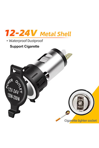 Choice6 محول ولاعة سجائر سيارة عالمي 12-24 فولت، منفذ طاقة محمول 12-24 فولت 1...