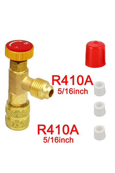 Choice4 صمام شحن غاز التبريد عالي 2 R22 R410، صمام أمان سائل التبريد لتكييف ا...