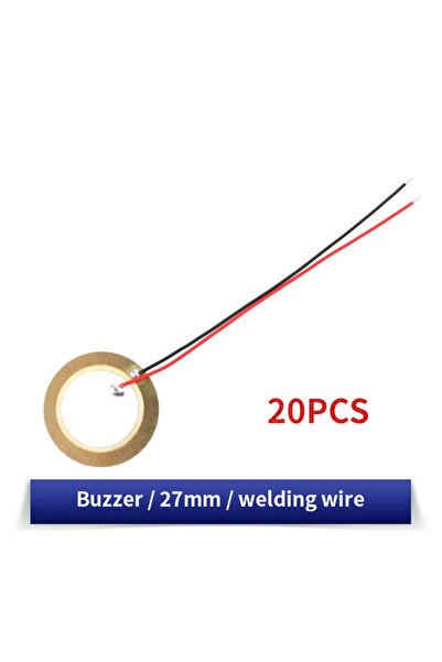 Choice6 20 قطعة 27 مم 10/20 قطعة ألواح رقاقة سيراميك كهرضغطية قطر كهرضغطية 12...