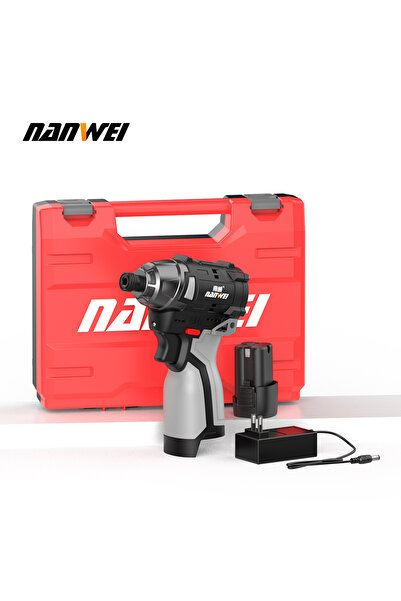 Choice1 مفك براغي كهربائي منزلي يعمل ببطارية ليثيوم أيون بدون فرش من نانوي NW...