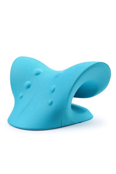 Choice Blue Neck Shoulder Stretcher Relaxer Cervical Chiropractic Traction De...