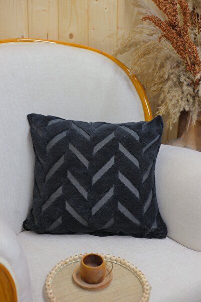 Elvya Chevron |   Husă decorativă pentru pernă Welsoft Jacquard 43x43 cm - ZTCHEVRON
