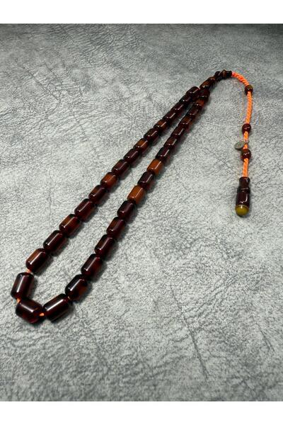 Jewel سبحة من العنبر المضغوط - موقعة بتوقيع صاحب فنون العنبر أحمد يلداز، قطعة فريدة قابلة للتحصيل