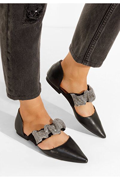 B T Shoes černé dámské baleríny Estepona