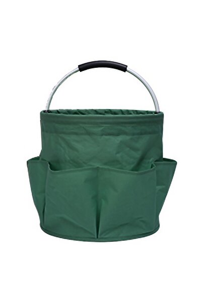 dalip 17L Tool Basket Flippy, External Pockets, Portable Picnic Basket, Beach Basket, Cleaning Basket, Oxf