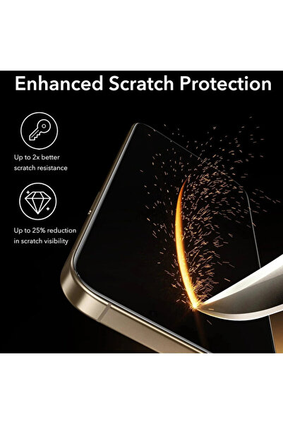 ESR [Pachet 3 x] Folie sticla iPhone 17 Corning UltraFit, transparenta