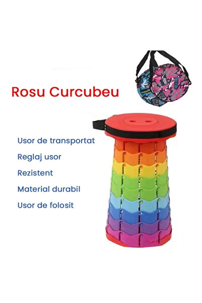 Flippy Telescopic Folding Chair, Flippy, Portable, Universal, Supports 150 kg, Height 45 cm, Multicolor