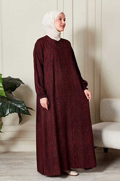 fistan Tesettür Giyim Anne Elbises Namaz Elbissi Viskon Çiçek Boydan Elbise V Roba Balık Elbise Büyük Beden