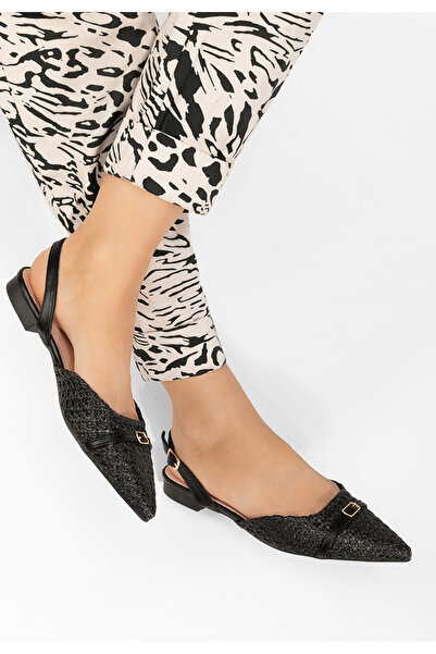 B T Shoes Černé dámské baleríny Candyce