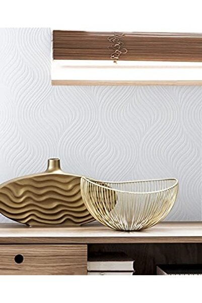 STOREMAX Sersashop & Brown Wallpaper 10-014, Paintable, Pure, Geometric, White 266450
