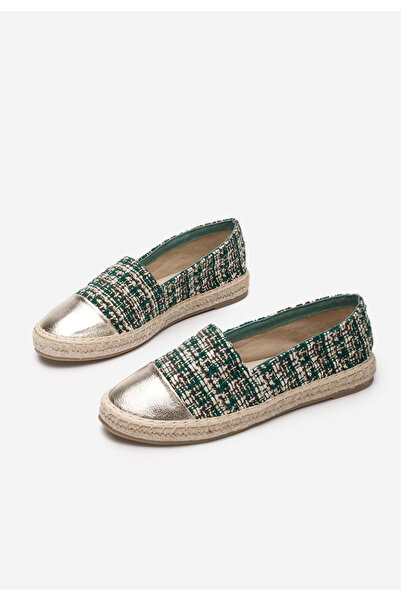 B T Shoes Zelené dámské espadrilky Thalassa