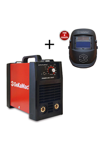 GeKaMac Power ARC 200 LT Pro Inverter Kaynak Makinesi + Colormatic Otomatik K...