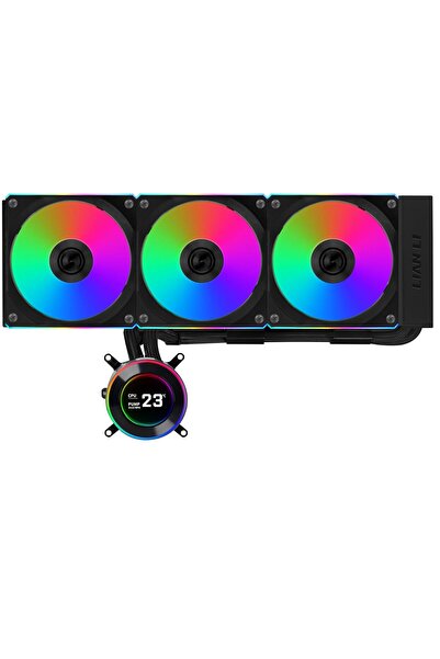 Lian Li HydroShift II LCD-C 360R CL Siyah İşlemci Sıvı Soğutucu