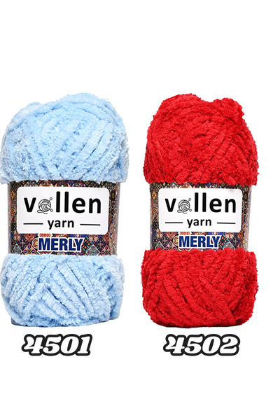 vollen yarn Merly Plush Hand Knitting Yarn 100 g – Mother's Lamb Velvet Yarn, Soft Yarn, Baby Blanket Yarn, Crochet,