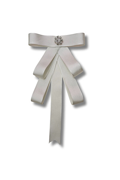 pegu baby collection ekru grogren taşlı taka broş okul,iş, Yaka Broş,yaka çiç...