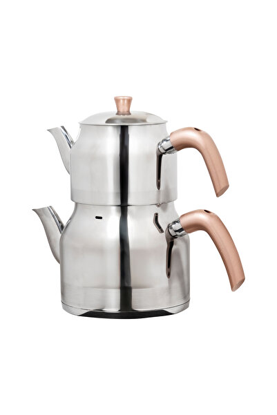 Zenlife إبريق شاي متوسط الحجم من الفولاذ، جودة 430