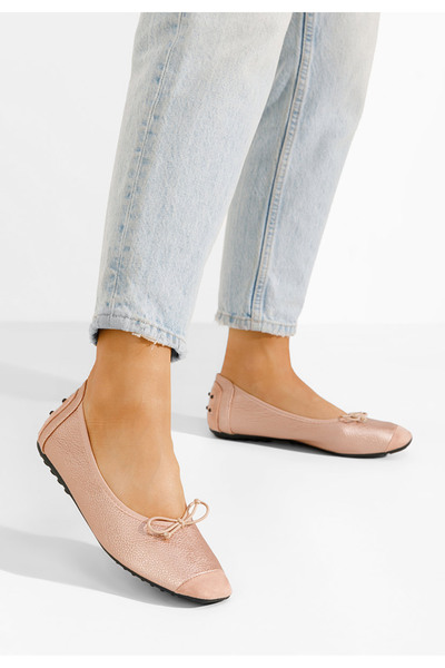 B T Shoes Champagne dámské baleríny Amania V4