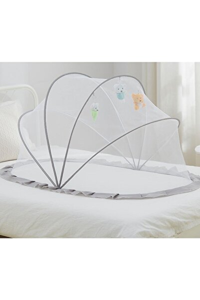Flippy Mosquito Net Cover Flippy, Foldable, 360° Protection, 0-1 Year, 60 x 55 x 5 cm, Grey