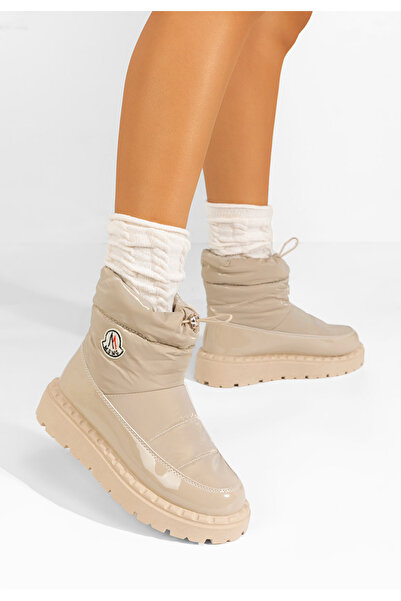 B T Shoes Γυναικείες Μπότες Χιονιού Astuvia χακι