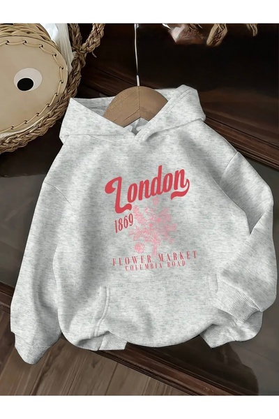 FUFLUNS London Printed Oversized Unisex Women/Men Hoodie Sweatshirt