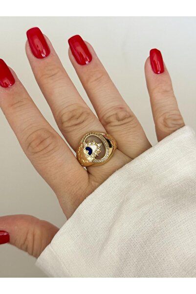 CHARMLUCKY خاتم عين على شكل لوحة