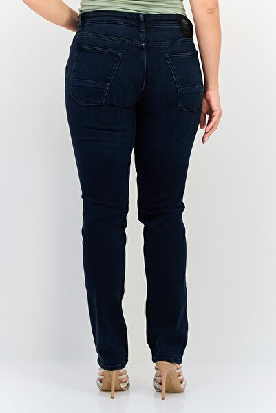 Timberland Women Slim Fit Washed Stretchable Denim, Dark Blue