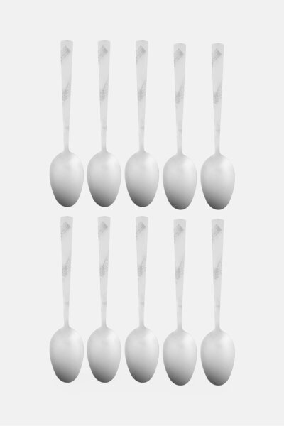 Farberware 10 قطع ملاعق عشاء، فضية