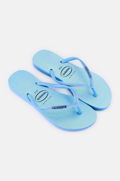 Havaianas Women Sl GTR Iride Fc Slip On Slippers, Sky Blue