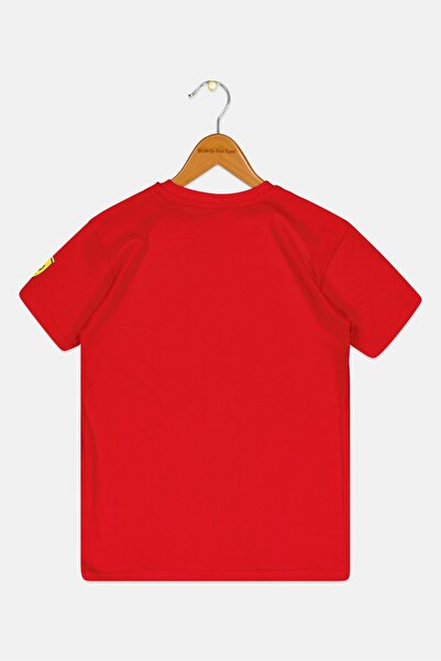 Scuderia Ferrari Kids Boy Short Sleeve Outdoor T-shirt, Red