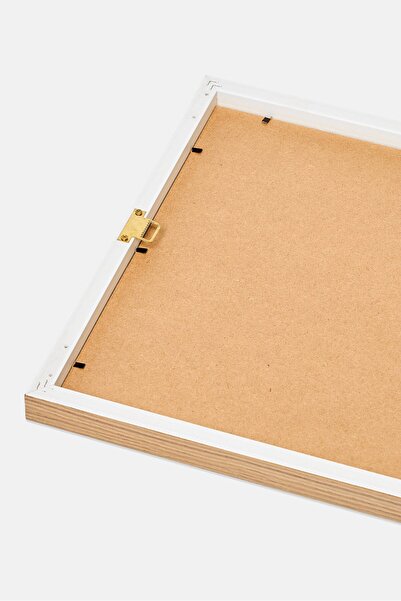 Muy Mucho Wooden Poster With Frame, Multicolor