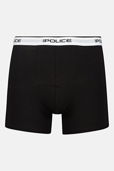 883 Police Men 3 Pcs Brand Logo Boxer Shorts, Black