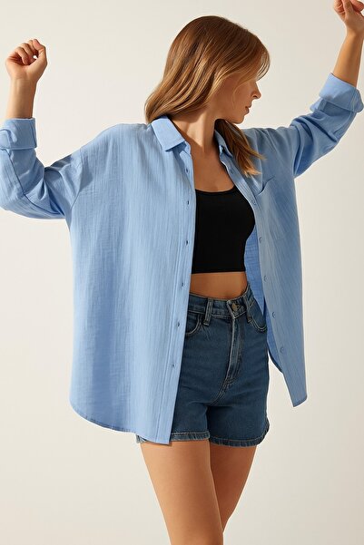 mamizya Oversize Muslin Women's Shirt