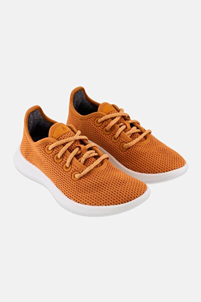 Allbirds Women Tree Runners Lace Up Running Shoes, Orange