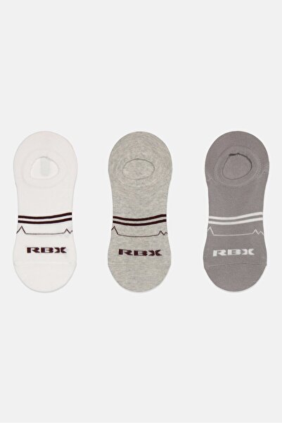 RBX Men 3 Pairs Brand Logo Cycling Socks, Multicolor