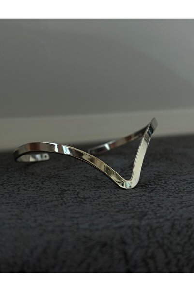 GİS JEWELRY Helen Silver Kelepçe Bileklik
