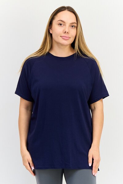 Under Armour Women Loose Fit Short Sleeve Training T-Shirt, Navy