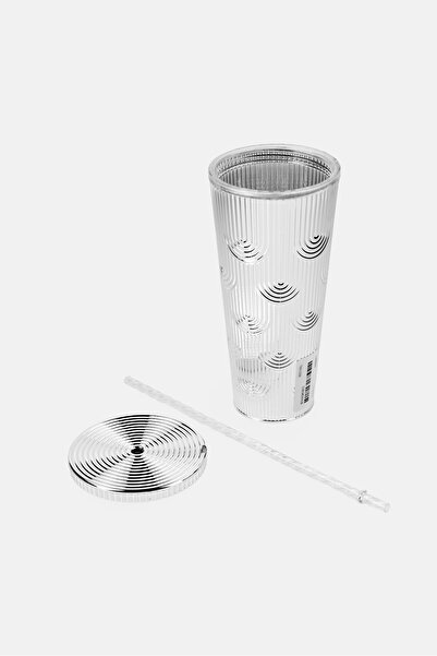 Vessel Mermaid Tumbler With Straw And Lid 710 ml, Silver