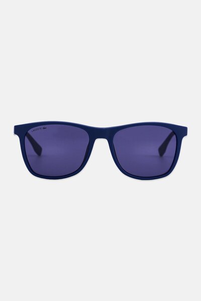 Lacoste Men L860S Square Sunglasses, Matte Blue