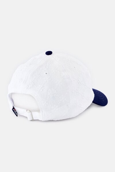 FILA Women Textured Sport Cap, White