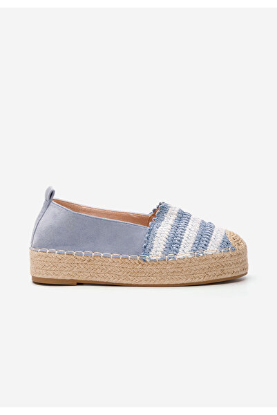 B T Shoes Modré dámské espadrilky Renae