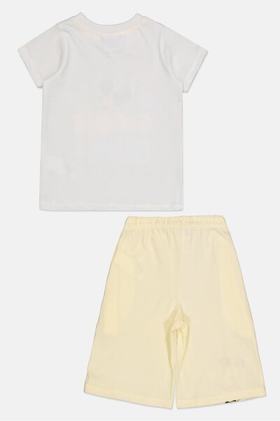 Disney Kids Boy 2 Pcs Mickey And Friends Short Sleeve Top And Shorts Set, Multicolor