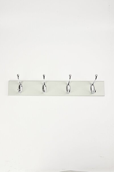 Farberware خطافات حائط من الفولاذ المقاوم للصدأ، 4 قطع، فضية