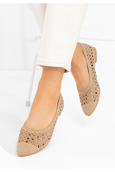 B T Shoes Khaki dámské baleríny Marybel