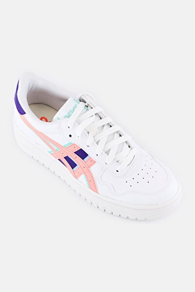 Asics Women Japan PF Brand Logo Lace Up Outdoor Sneakers, White