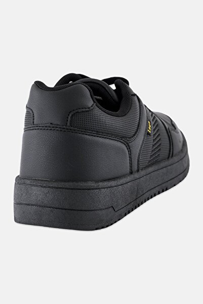 Lee Men Luka Brand Logo Lace Up Casual Shoes, Black