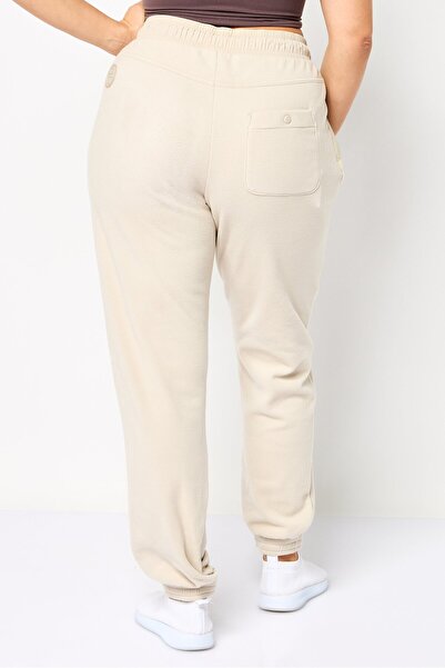 Napapijri Women Regular Fit Plain Sweatpants, Beige